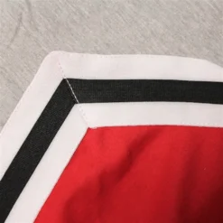 Bigdude Spliced Loopback Shorts Grey Marl/Red -Big Dude Clothing Shop cd4dcfba closeup3 us25sh14 17 greymarl