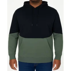 Bigdude Block Panel Hoody Navy/Sage Green 8 Bigdude Block Panel Hoody Navy/Sage Green -Big Dude Clothing Shop ce6b0de3 life1 bd24h15 02 navy