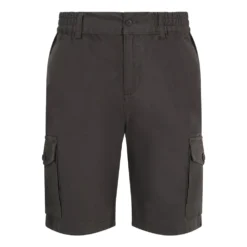 Bigdude Elasticated Waist Cargo Shorts Charcoal