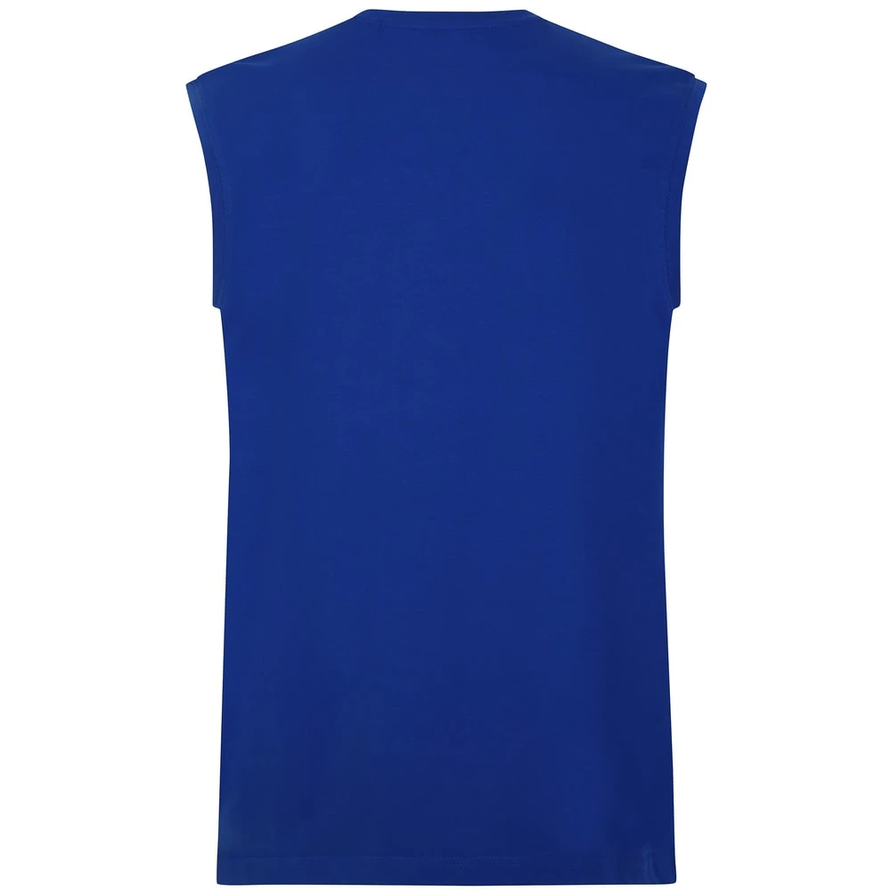 Bigdude Plain Sleeveless T-Shirt Royal Blue 2 Bigdude Plain Sleeveless T-Shirt Royal Blue - Image 2