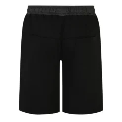 Bigdude Contrast Sweat Shorts Black -Big Dude Clothing Shop d69452e7 bd18sh05 01 black 3