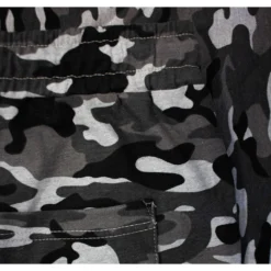 Bigdude Camouflage Print Jogger Shorts Charcoal -Big Dude Clothing Shop db109ed3 img 7936