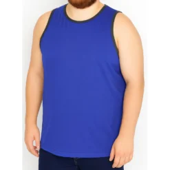 Bigdude Vest With Contrast Piping Cobalt/Charcoal -Big Dude Clothing Shop db162977 life1 us25v03 51 cobalt