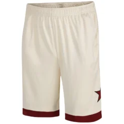 Bigdude Layered Basketball Shorts Beige/Burgundy