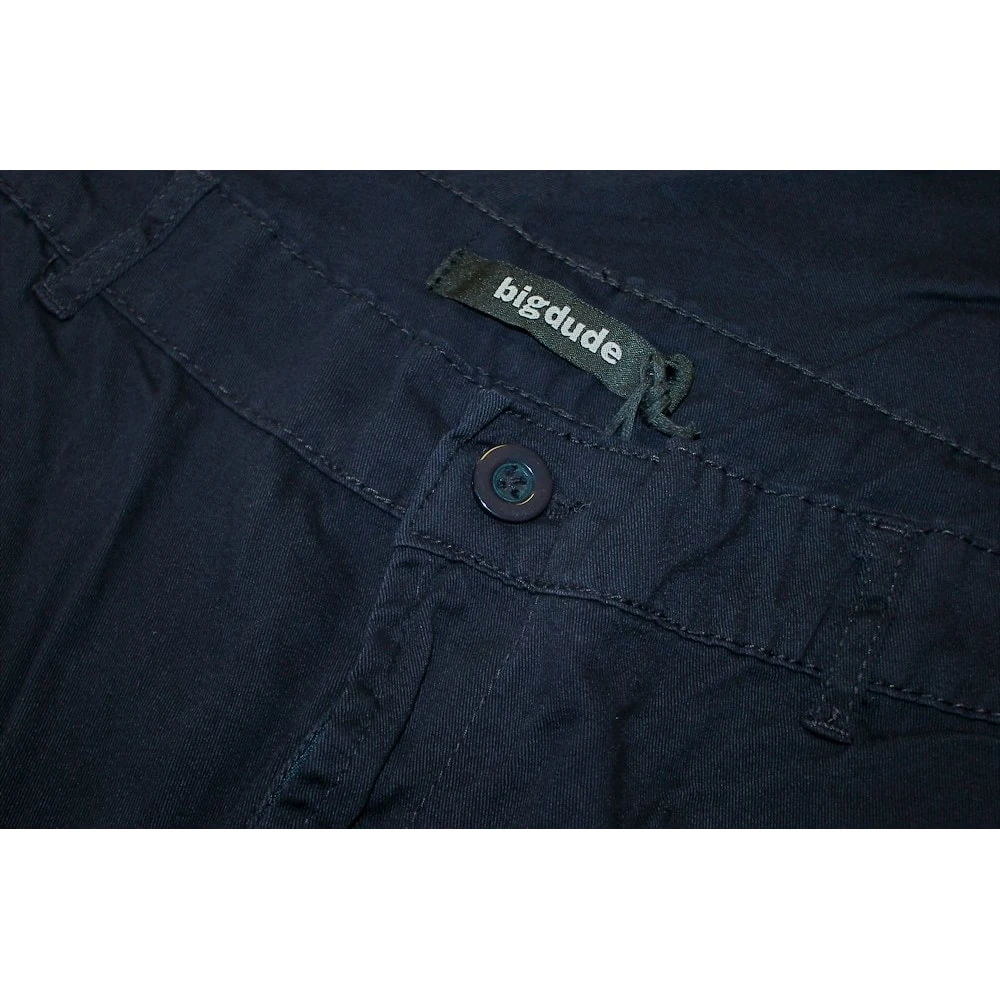 Bigdude Stretch Chino Trousers Navy 4 Bigdude Stretch Chino Trousers Navy - Image 4