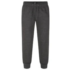 Bigdude Basic Cuffed Joggers Twin Pack Black/Charcoal -Big Dude Clothing Shop e291b025 bd23j10 9 char