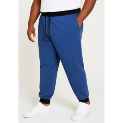 Bigdude Contrast Joggers Deep Blue/Navy -Big Dude Clothing Shop e3229b1f life2 us24j09 66 deepblue