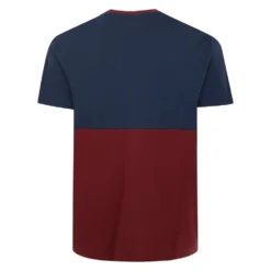 Bigdude Cut & Sew Pyjama Set Burgundy/Navy -Big Dude Clothing Shop e4593130 bd23pj21 10 top 2