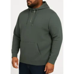 Bigdude Lightweight Half Zip Hoody Sage Green -Big Dude Clothing Shop e5f07b7f life2 us23h12 67 sagegreen