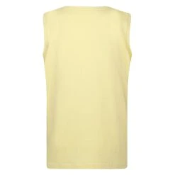 Bigdude Twin Pack Small Print Sleeveless T-Shirt Yellow/Light Blue -Big Dude Clothing Shop e76b1a73 bd25ts64 21 yellow 2