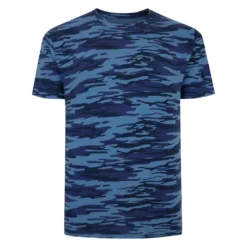 Bigdude Camo T-Shirt Navy