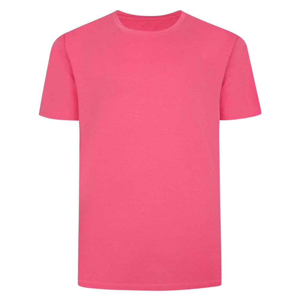 Bigdude 4 Pack Plain T-Shirts Multi 6 Bigdude 4 Pack Plain T-Shirts Multi - Image 6