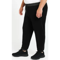Bigdude Contrast Joggers Black/Charcoal -Big Dude Clothing Shop ef85c3d3 life2 us24j09 01 black char