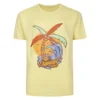 Bigdude Tropical Vibes Print T-Shirt Yellow