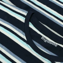 Bigdude Stripe T-Shirt Navy -Big Dude Clothing Shop f1400e75 65cc58c3 1