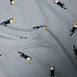 Bigdude AOP Toucan Print T-Shirt Light Blue -Big Dude Clothing Shop f1d89d93 bb372c82 2