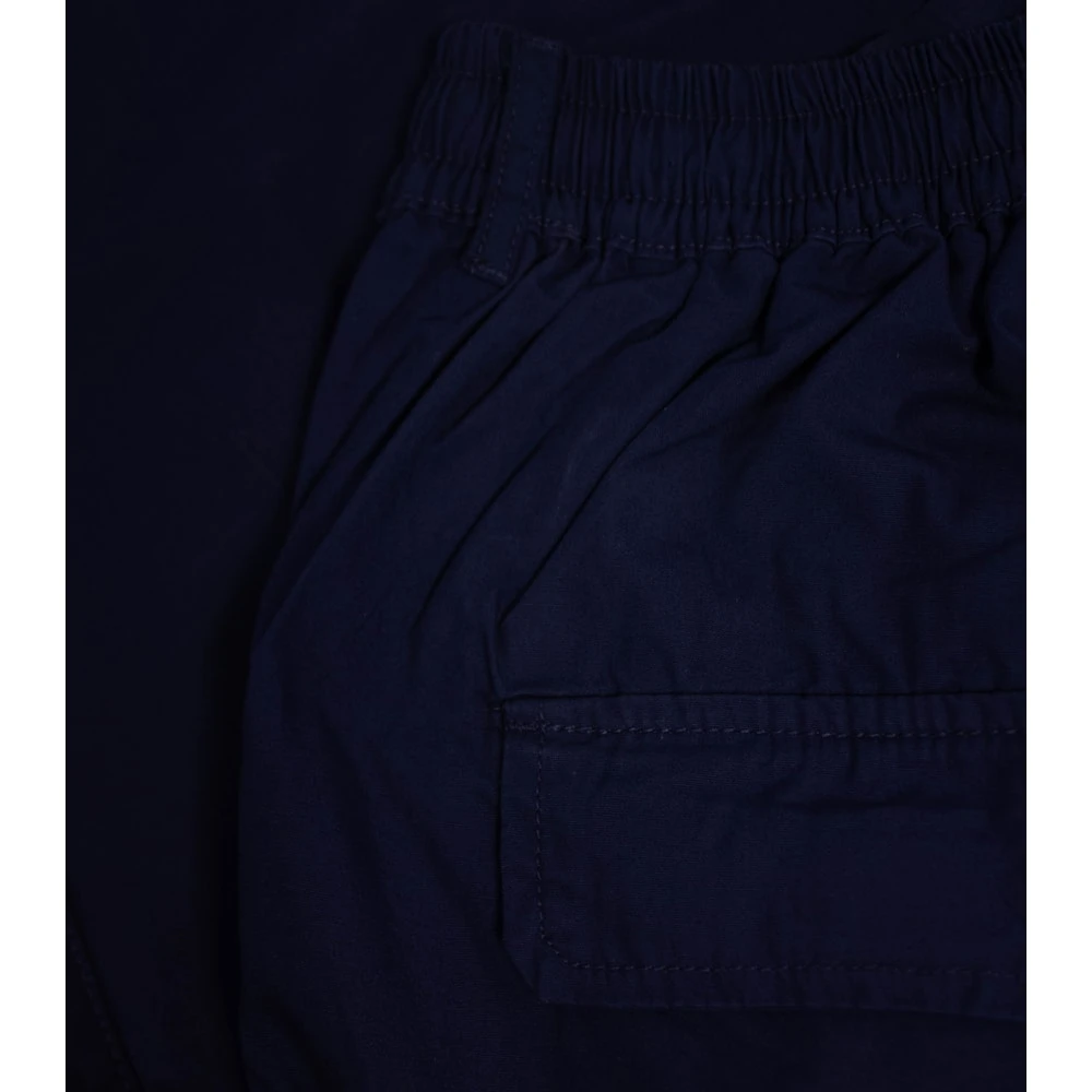 Bigdude Lightweight Elasticated Waist Cargo Trousers Navy 5 Bigdude Lightweight Elasticated Waist Cargo Trousers Navy - Image 5