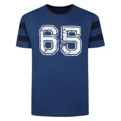 Bigdude Varsity T-Shirt Denim/Navy