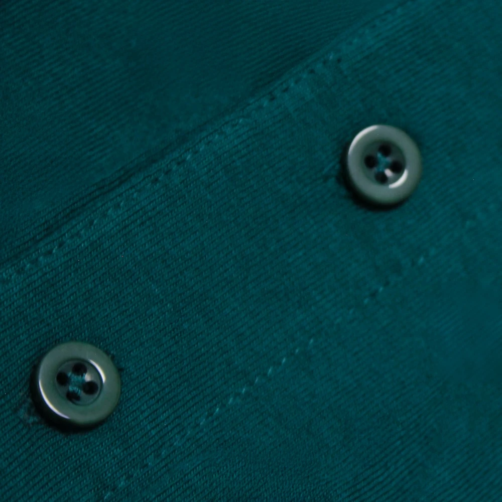 Bigdude Polo With Contrast Tipping Teal 4 Bigdude Polo With Contrast Tipping Teal - Image 4
