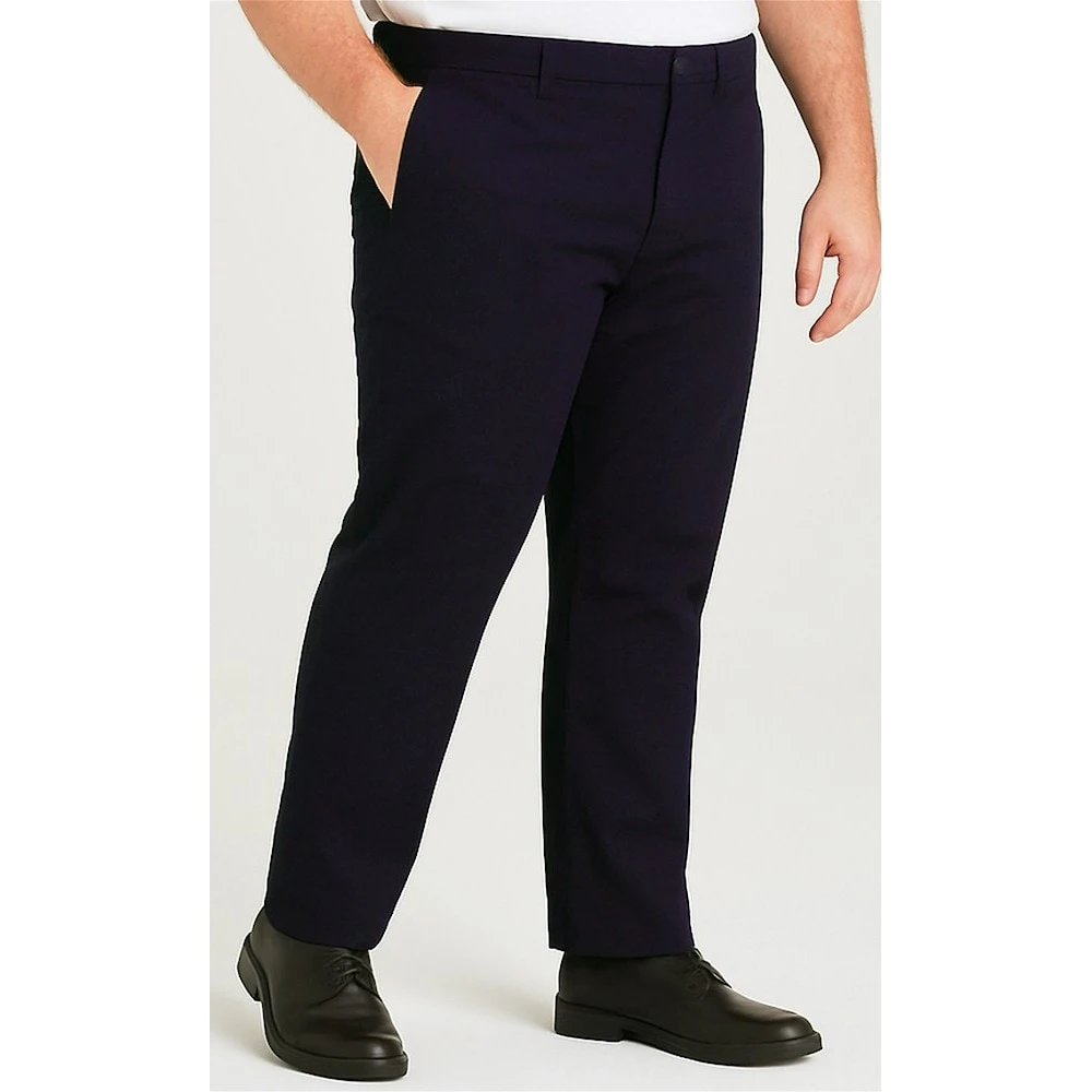 Bigdude Stretch Chino Trousers Navy 9 Bigdude Stretch Chino Trousers Navy - Image 9
