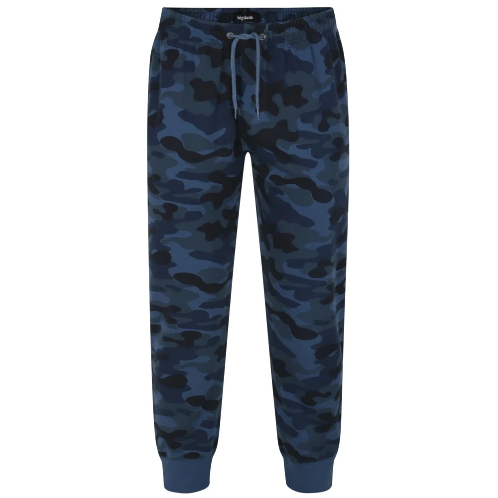 Bigdude Camo Joggers Navy 1 Bigdude Camo Joggers Navy