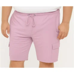 Bigdude Cargo Loopback Shorts Mauve -Big Dude Clothing Shop f8d295f8 life1 us25sh12 76 mauve