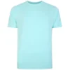 Bigdude Plain Crew Neck T-Shirt Turquoise