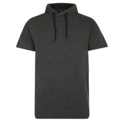 Bigdude Short Sleeve Hoody Charcoal
