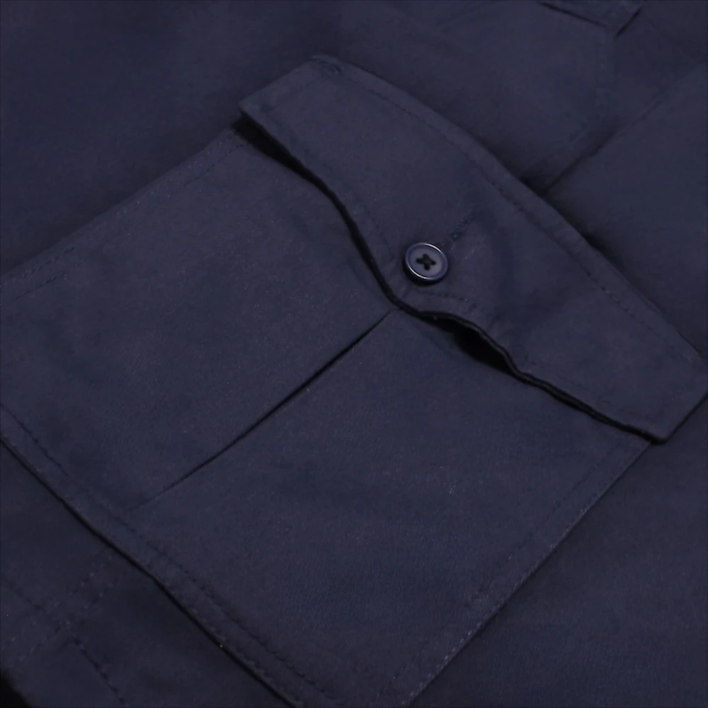 Bigdude Elasticated Waist Cargo Shorts Navy 8 Bigdude Elasticated Waist Cargo Shorts Navy - Image 8