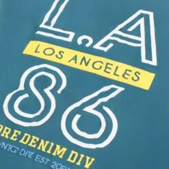 Bigdude Twin Pack LA And Bronx Print T-Shirt Petrol/Black -Big Dude Clothing Shop fc4e0f65 7e81a9ee 4