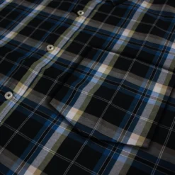 Bigdude Short Sleeve Check Shirt Black -Big Dude Clothing Shop fce237fe a77ba26d 3