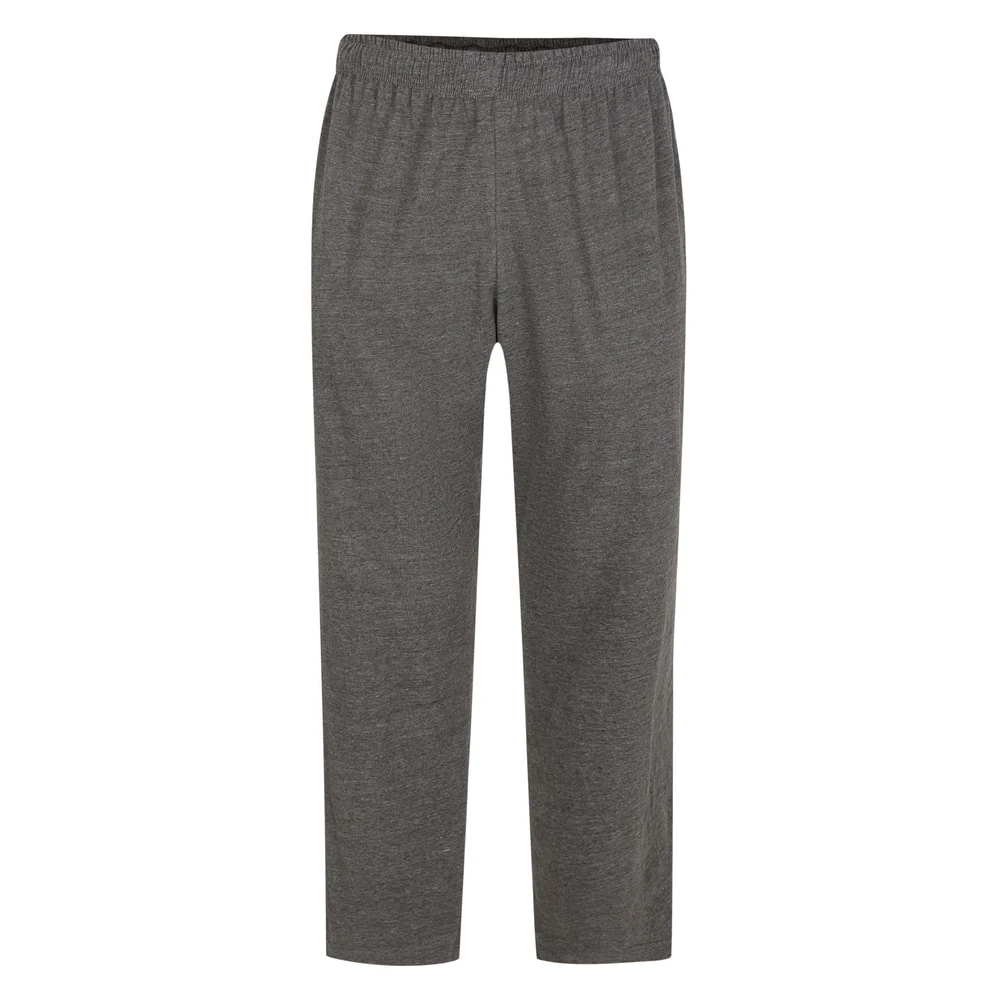 Bigdude Lightweight Jersey Open Hem Joggers Charcoal Marl 1 Bigdude Lightweight Jersey Open Hem Joggers Charcoal Marl
