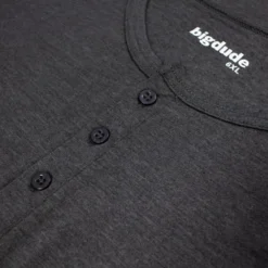 Bigdude Grandad T-Shirt Charcoal -Big Dude Clothing Shop fd8fb343 img 7965