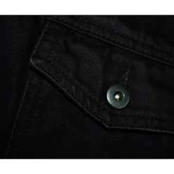 Bigdude Classic Denim Jacket Black -Big Dude Clothing Shop fdbd98c1 img 0390