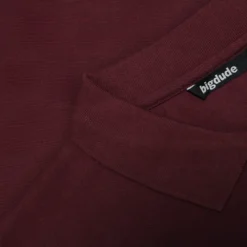 Bigdude Plain Polo Shirt Burgundy -Big Dude Clothing Shop fdc25e89 2e126f00 1