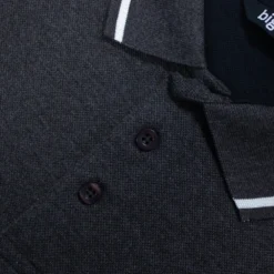 Bigdude Chevron Polo Shirt Black/Charcoal 13 Bigdude Chevron Polo Shirt Black/Charcoal -Big Dude Clothing Shop ffa0aefd img 8425