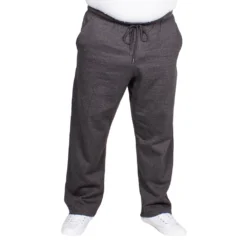 Bigdude Open Hem Joggers Charcoal -Big Dude Clothing Shop img 0459 clipped rev 1