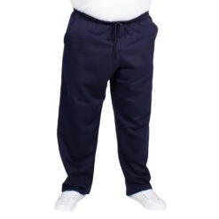 Bigdude Open Hem Joggers Navy 12 Bigdude Open Hem Joggers Navy -Big Dude Clothing Shop img 0472 clipped rev 1