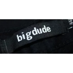 Bigdude Elasticated Waist Jeans Black -Big Dude Clothing Shop img 0530 1