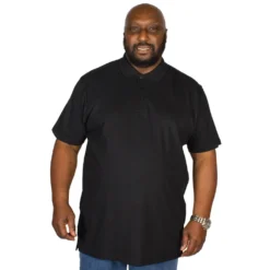 Bigdude Plain Polo Shirt - Black -Big Dude Clothing Shop img 1556 clipped rev 1