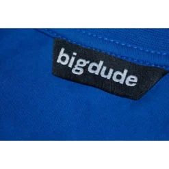 Bigdude Plain Crew Neck T-Shirt Royal Blue 11 Bigdude Plain Crew Neck T-Shirt Royal Blue -Big Dude Clothing Shop img 4429