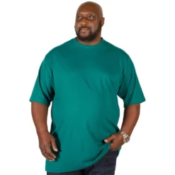 Bigdude Plain Crew Neck T-Shirt Green -Big Dude Clothing Shop img 4885 clipped rev 1 1