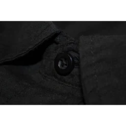 Bigdude Classic Short Sleeve Poplin Shirt Black -Big Dude Clothing Shop img 4886 2 2