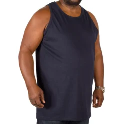 Bigdude Plain Vest Navy 11 Bigdude Plain Vest Navy -Big Dude Clothing Shop img 4914 clipped rev 1 1