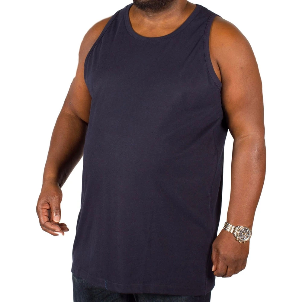 Bigdude Plain Vest Navy 4 Bigdude Plain Vest Navy - Image 4