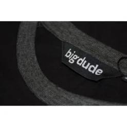 Bigdude Contrast Raglan Sleeve T-Shirt Black/Charcoal -Big Dude Clothing Shop img 5774 1