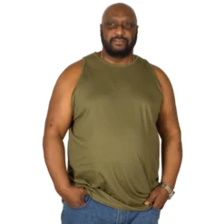Bigdude Plain Vest Olive 9 Bigdude Plain Vest Olive -Big Dude Clothing Shop img 6233 clipped rev 1