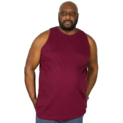 Bigdude Plain Vest Burgundy -Big Dude Clothing Shop img 6240 clipped rev 1