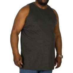 Bigdude Plain Vest Charcoal