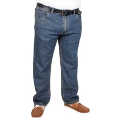 Bigdude Elasticated Waist Jeans Tint Wash
